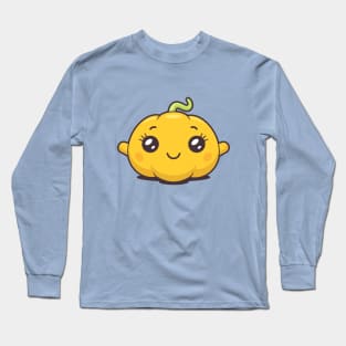 Cute Kawaii Pumpkin Long Sleeve T-Shirt